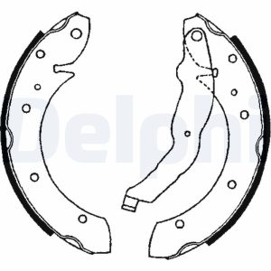 Set saboti frana DELPHI LS1634 – imagine produs
