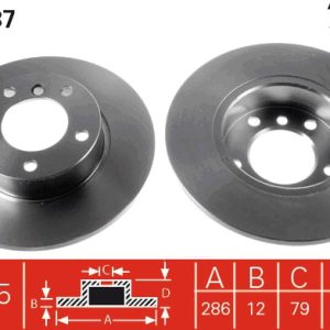Disc frana TRW DF1537 – imagine produs