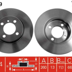 Disc frana TRW DF1569 – imagine produs