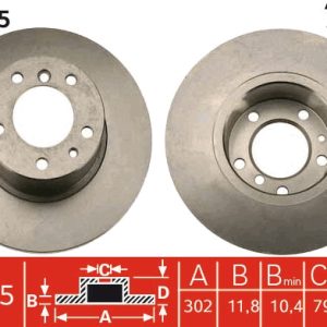 Disc frana TRW DF2555 – imagine produs