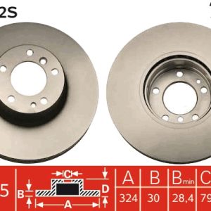 Disc frana TRW DF2602S – imagine produs