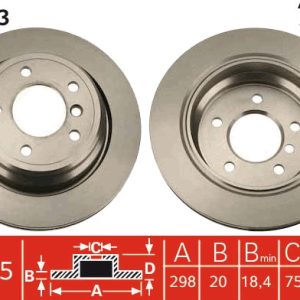 Disc frana TRW DF2783 – imagine produs