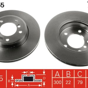 Disc frana TRW DF4055 – imagine produs