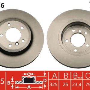 Disc frana TRW DF4166 – imagine produs