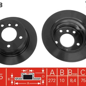 Disc frana TRW DF4188 – imagine produs