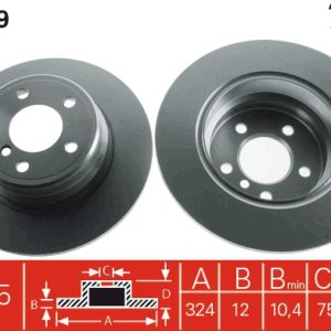 Disc frana TRW DF4189 – imagine produs