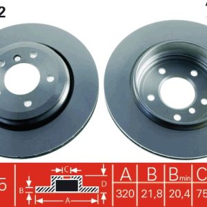 Disc frana TRW DF4212 – imagine produs