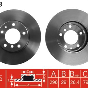 Disc frana TRW DF4348 – imagine produs