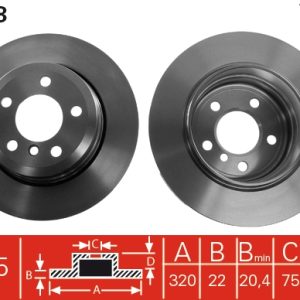 Disc frana TRW DF4388 – imagine produs