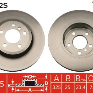 Disc frana TRW DF4392S – imagine produs