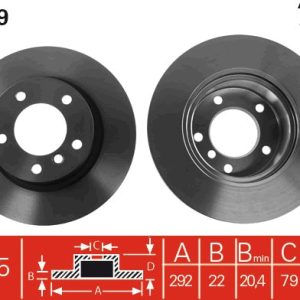 Disc frana TRW DF4449 – imagine produs