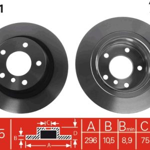 Disc frana TRW DF4451 – imagine produs