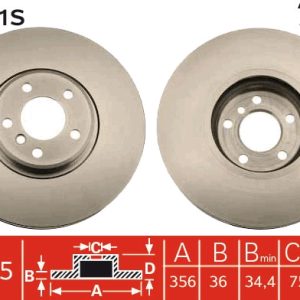 Disc frana TRW DF6001S – imagine produs