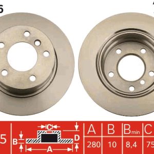 Disc frana TRW DF6106 – imagine produs