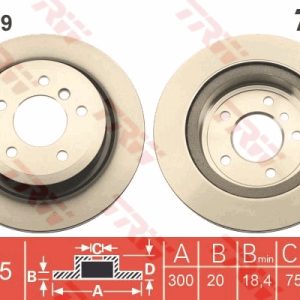 Disc frana TRW DF6329 – imagine produs