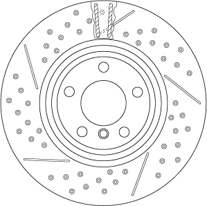 Disc frana TRW DF6606S Disc frana TRW DF6606S – imagine produs