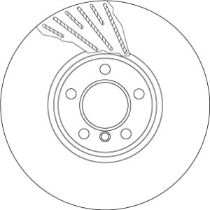 Disc frana TRW DF6612S – imagine produs