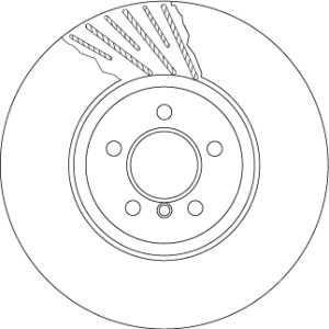 Disc frana TRW DF6614S – imagine produs