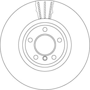 Disc frana TRW DF6615S – imagine produs