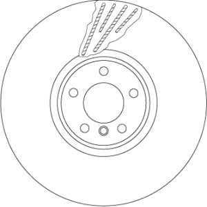 Disc frana TRW DF6618S Disc frana TRW DF6618S – imagine produs