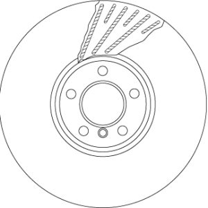 Disc frana TRW DF6622S Disc frana TRW DF6622S – imagine produs