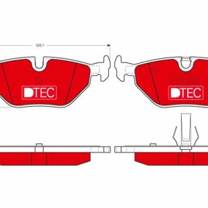 Set placute frana TRW GDB1344DTE – imagine produs