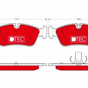 Set placute frana TRW GDB1348DTE – imagine produs