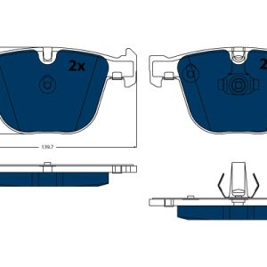 Set placute frana TRW GDB1502BTE – imagine produs