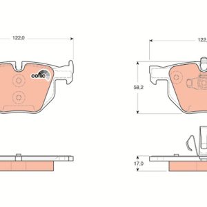 Set placute frana TRW GDB1560 – imagine produs