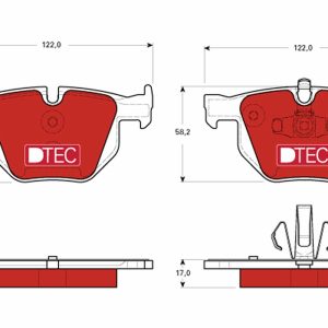 Set placute frana TRW GDB1560DTE – imagine produs
