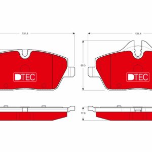 Set placute frana TRW GDB1611DTE – imagine produs