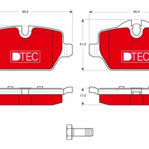 Set placute frana TRW GDB1612DTE – imagine produs