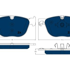 Set placute frana TRW GDB1726BTE – imagine produs