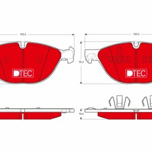 Set placute frana TRW GDB1728DTE – imagine produs