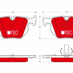 Set placute frana TRW GDB1730DTE – imagine produs