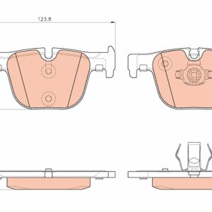 Set placute frana TRW GDB1937 – imagine produs