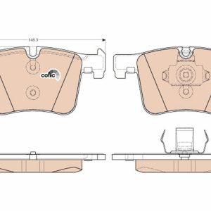 Set placute frana TRW GDB1942 – imagine produs