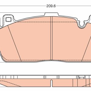 Set placute frana TRW GDB2020 – imagine produs