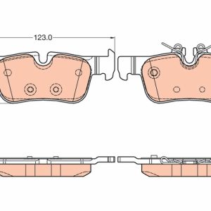Set placute frana TRW GDB2063 – imagine produs
