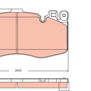 Set placute frana TRW GDB2211 – imagine produs