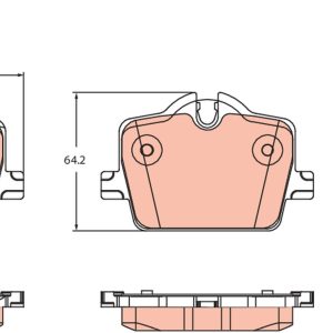 Set placute frana TRW GDB2487 – imagine produs