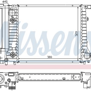 Radiator racire motor NISSENS 60731A