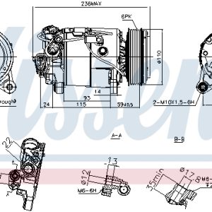 Compresor climatizare NISSENS 891019