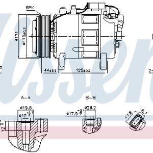 Compresor climatizare NISSENS 891148