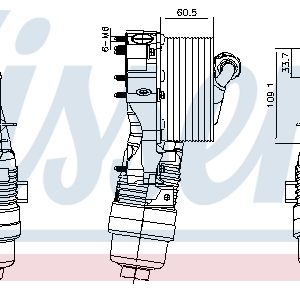 Radiator ulei motor NISSENS 91399