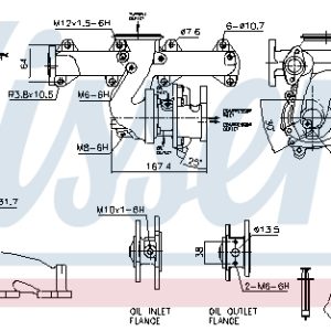 Compresor sistem de supraalimentare NISSENS 93812