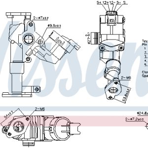Supapa EGR NISSENS 98423
