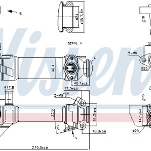 Radiator recirculare gaze de esapament NISSENS 989281