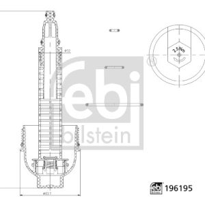 Capac carcasa filtru ulei FEBI BILSTEIN 196195