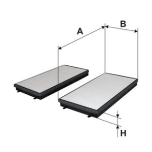 Filtru aer habitaclu FILTRON K 1165-2x – BMW | AutoRival